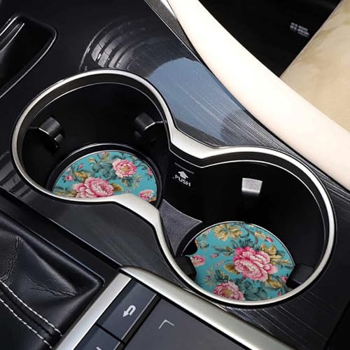 Portavasos para autos, 2.6 in, madera, 2 unidades miniatura 7