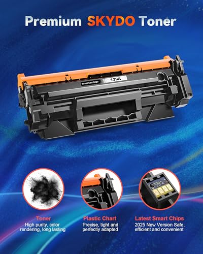139A Toner Mit Chip Kompatibel für HP 139A 139X W1390A W1390X Tonerkartusche für HP LaserJet Pro 3002dw 3002dn 3002 MFP 3102fdn 3102fdw 3102 (1X W1390A Schwarz)
