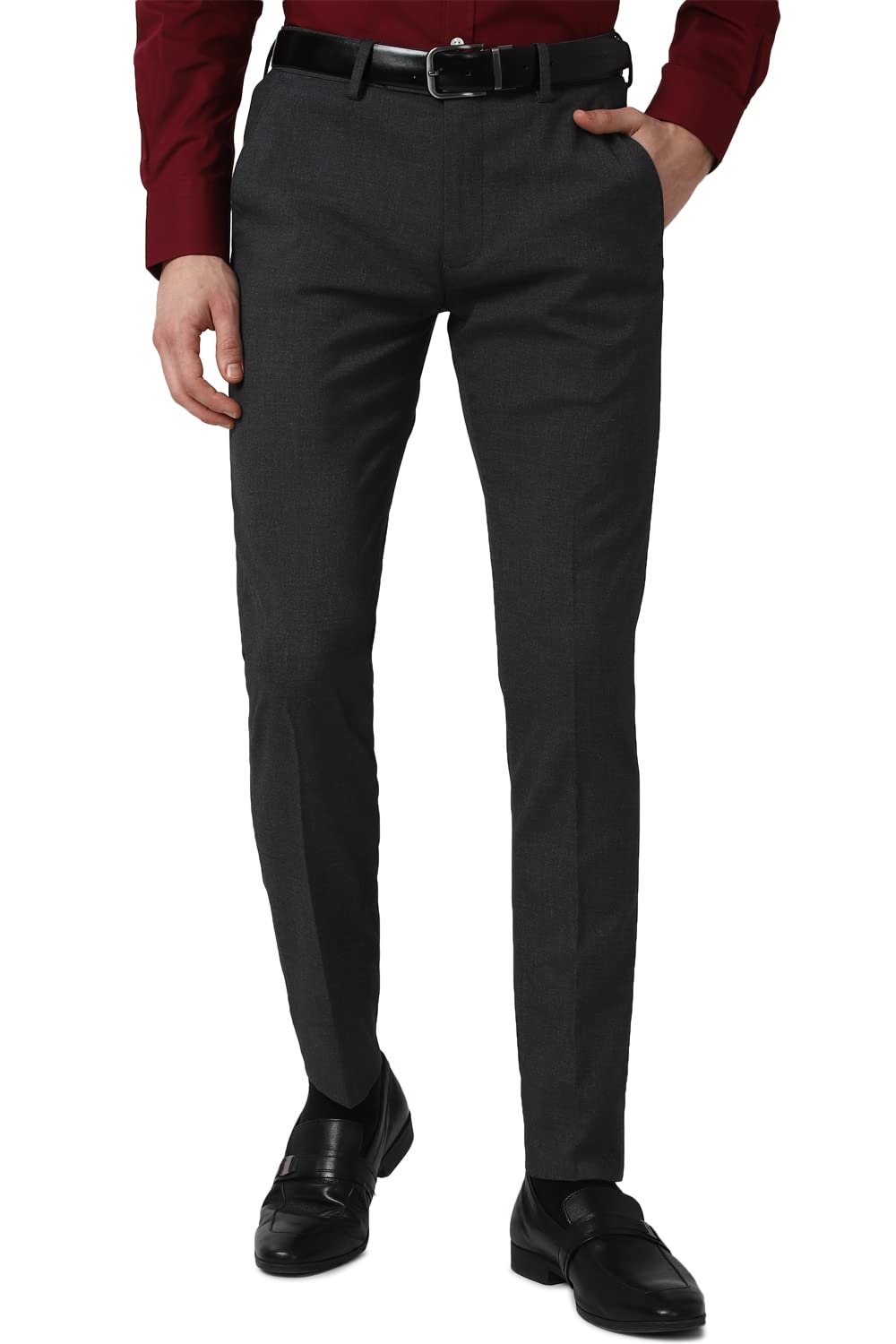 peter england Men's Slim Work Utility Pants-picture-38