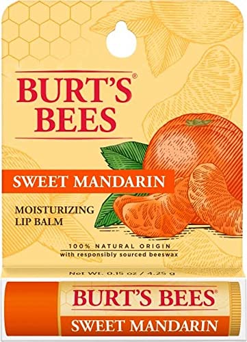 Burts Bees Sweet Mandarin Moisturizing Lip Balm Unisex 0.15 Oz #TOP20