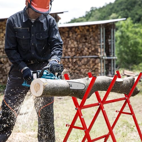 Mkienhy Log Saw Horse Adjustable & Folding Sawhorse for Wood Cutting by Mkienhy - Used condition - Image 5