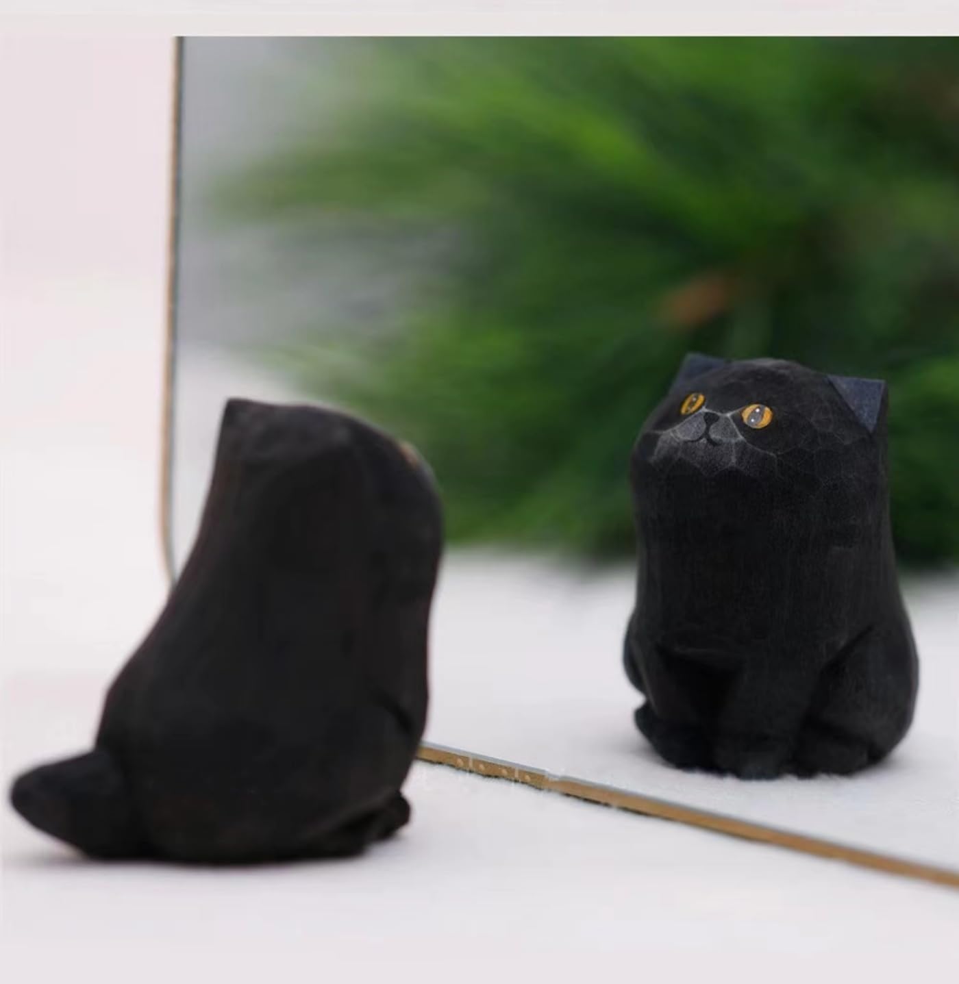 Amazon.com: ShaoAngDuoMi Handmade Black Cat Statue Artwork