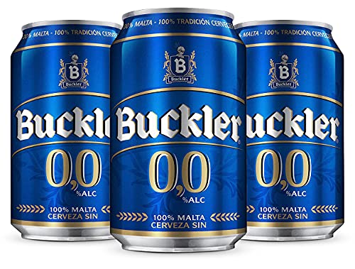 Buckler 0,0 Cerveza Lager Sin Alcohol Pack Lata, 24 x 33cl