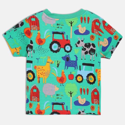 Image of miniklub Boys 3 Printed Applique T-Shirt