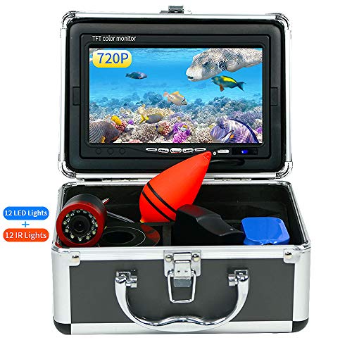 Ovetour Portable Underwater Fishing Camera, Fish Finder with 7’’ 1280 X 720P AHD