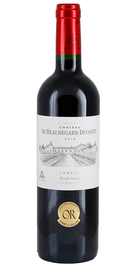 Château de Beauregard-Ducourt Bordeaux Rouge 2019 | Rotwein | Bordeaux – Frankreich | 1 x 0,75 Liter