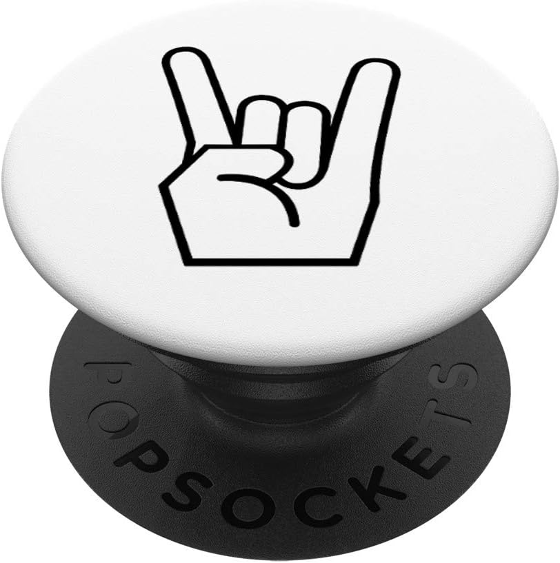 Rock Band Concert Fingers PopSockets PopGrip: Swappable Grip for Phones & Tablets