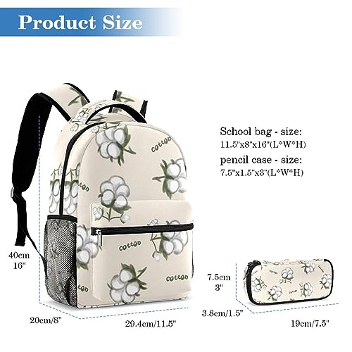 Sac à dos grande capacité coton robuste pour éviter le désordre et le mal de dos