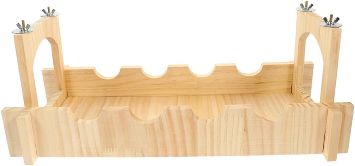NOLITOY 1set Hamster Hideout Bridge for Small Pets Hanging Bridge Smooth Creative Design for Hamsters Guinea Pigs and Other Small Animals Cage Accessory