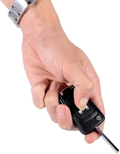 Miniatura 4 de KIMISS Llavero de 3 botones, mando a distancia plegable con 3 botones para Vauxhall Opel Zafira Astra Insignia para Holden Astra