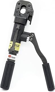 Huskie Tools 2-Stage 6-Ton Compact Handheld Hydraulic Cutter. Cuts Wire Rope, Copper, Aluminum & ACSR Wire up to .75
