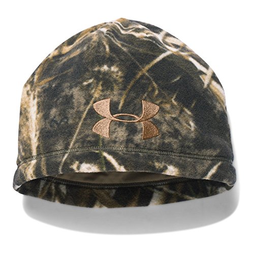 Under Armour Mens UA Camo Outdoor Fleece Beanie Realtree Max 5 One Size