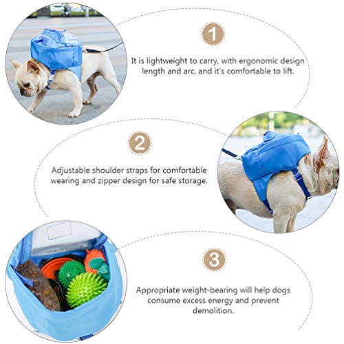 Mochila Balacoo Pet TPE impermeável de tecido de nylon para cães para viagens ao ar livre, animais d