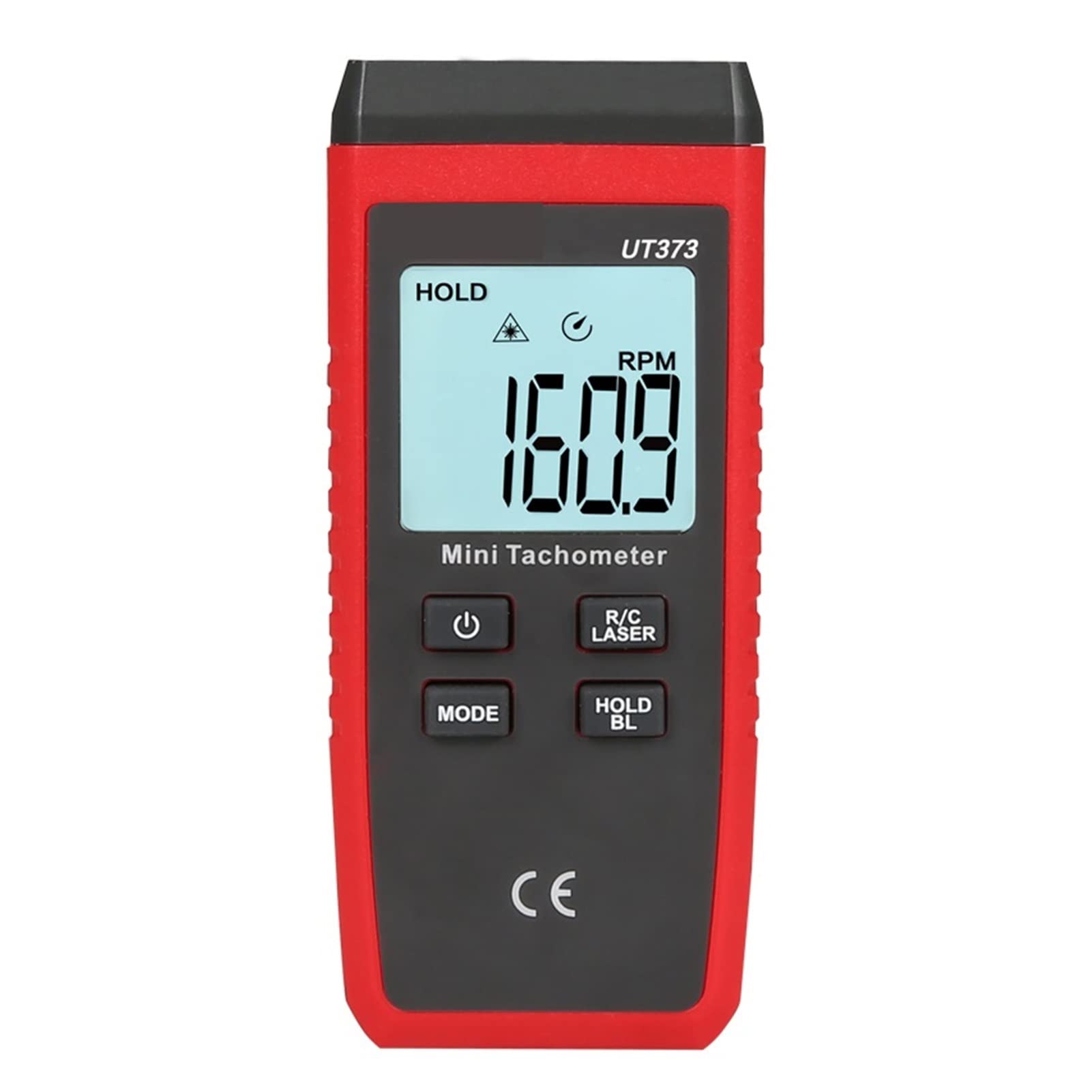 UT373 Mini digitaler Drehzahlmesser Nichtkontaktstachometer Messbereich 10-9999 9rpm KM/H Hintergrundbeleuchtung, Tech-Modul