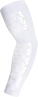Vista 13 de COOLOMG Manga de compresión para brazo de fútbol con agarres para antebrazo y codo, manga de protección solar para niños, jóvenes y adultos