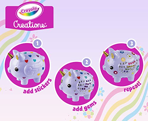 CRAYOLA Creations Set Decora il Tuo Salvadanaio