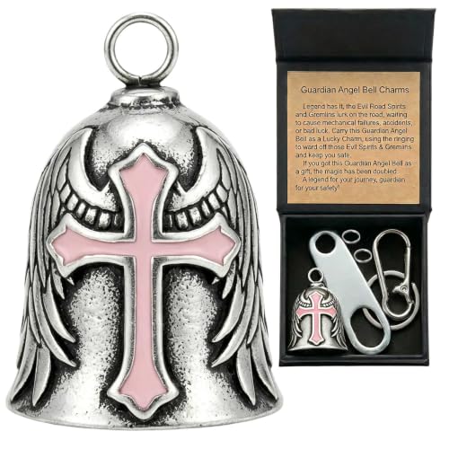 Image of Motorcycle Bell Guardian Angel Gremlin Lucky Charm Gift For Riders