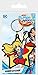 Produktbild DC Super Hero Girls - Supergirl, Schlüsselanhänger aus Gummi, 4.5 x 6 cm