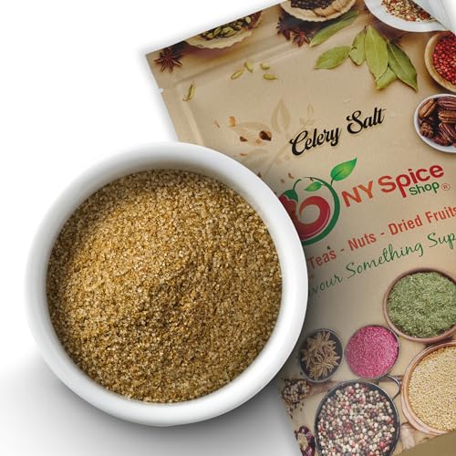 NY Spice Shop Celery Salt Seasoning - 3 Pound Traditional Celery Powder Seasoning - Bold Flavor Celery Seed Seasoning - Fresh Celery Powder - Ground Celery Root for Creating Soups, Stews & Marinades