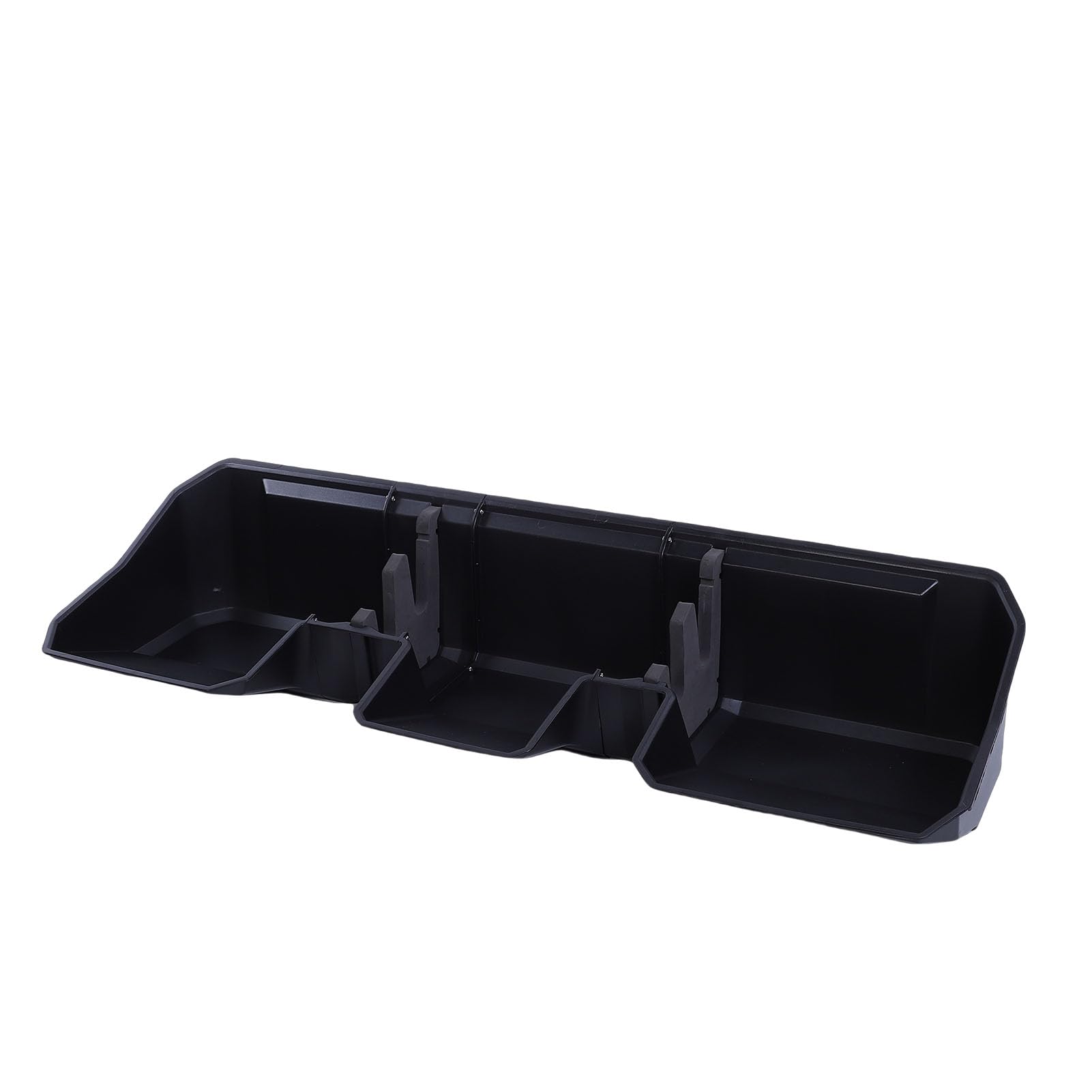 Walmeck Tylny Organizer Pod Siedzeniem Trwały, Matowy Czarny Wielofunkcyjny Organizer do Samochodów Ciężarowych, SUV-ów i Samochodów Plastikowa Skrzynka Narzędziowa Pod Siedzeniem
