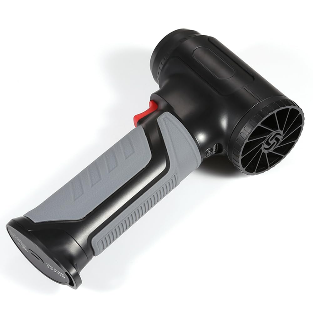 Ventilador Turbo A Chorro, Soplador Polvo Eléctrico, Soplador Aire Seco Alta Potencia, Sin Escobillas, Ventilador Violento para Quitar la Nieve, Lavado Autos, Soplado Agua
