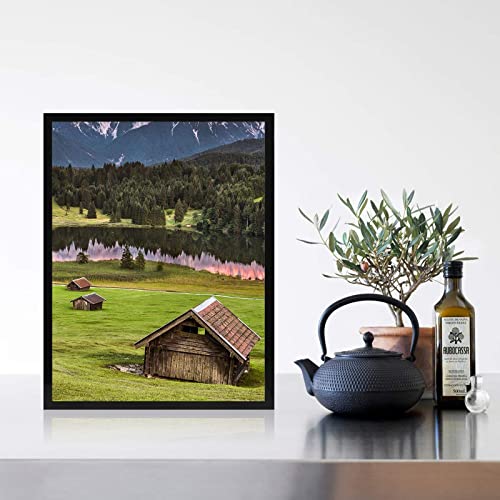 Cabax 12X16 Inch Diamond Painting Picture Frames, Compatible With 30X40 Diamond Painting Arts Or Photos Or Posters, Black Frame With Acrylic Protection And Hanging Kit, Pack Of 2 #TOP6