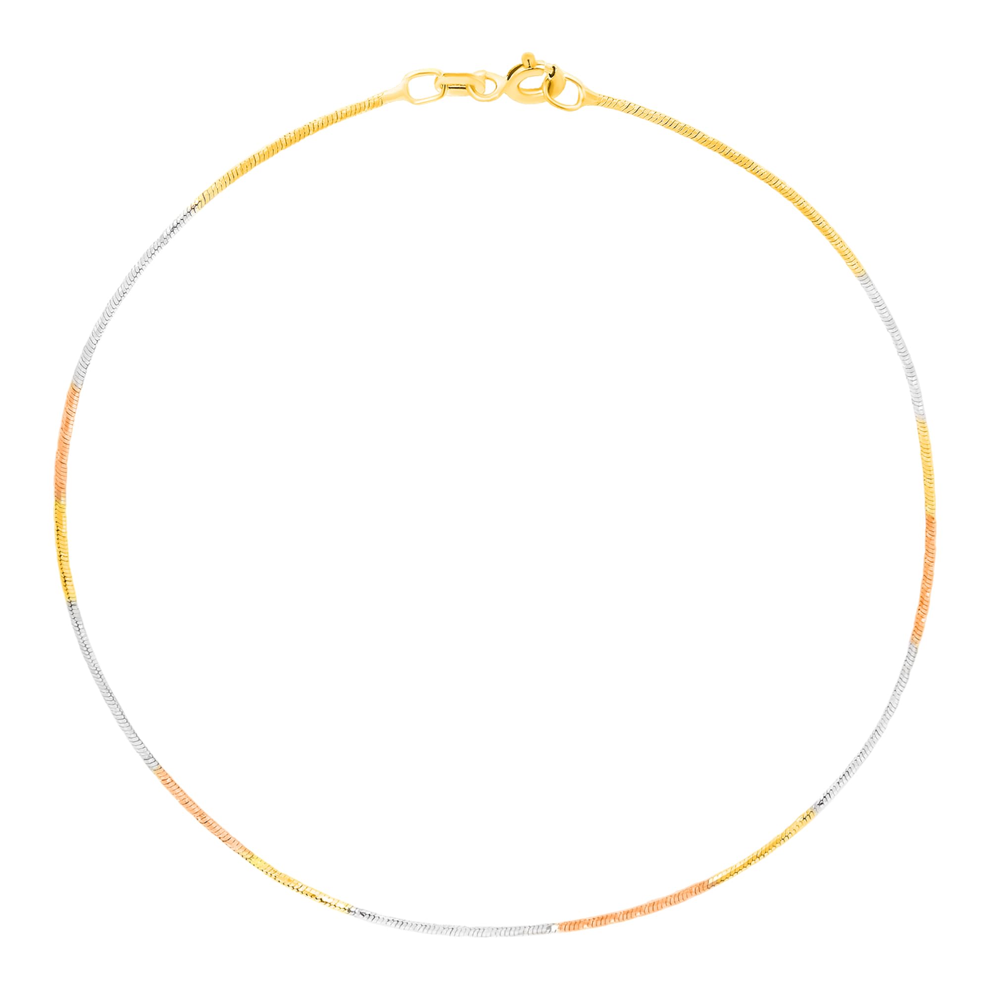 ZAVYA 925 Sterling Silver Designer Triple Tone Rhodium, Gold & Rose Gold Plated Chain Anklet (SIngle) | With Certificate of Authenticity & 925 Hallmark | Gift for Women & Girls (B0B1DYHHMY) Amazon Price History, Amazon Price Tracker
