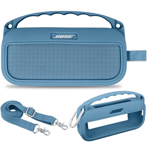 Étui en silicone Bose SoundLink Flex 2e et 1re génération Aenllosi bleu