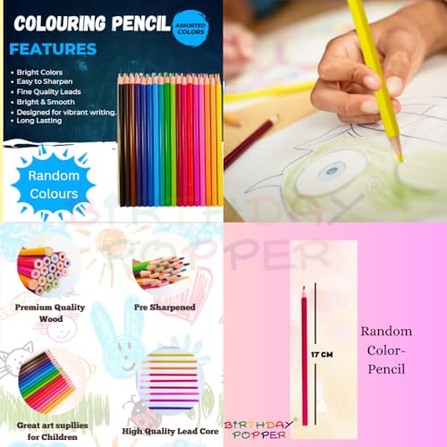 Image of Birthday Popper Set of 10 Nature Combo Packs as Birthday Return Gifts Creative Kit for Kids of All Age Group