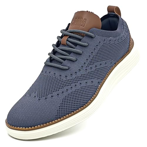 YCMM Mens Casual Dress Shoes Comfortable Breathable Mesh Oxford Business Office Walking Lightweight Tennis Sneakers4