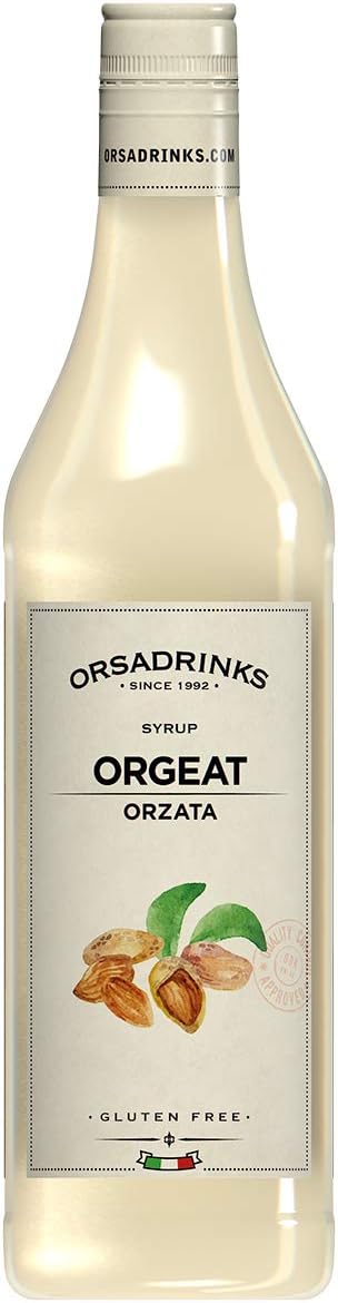 ODK Orgeat Syrup, Almond, Cocktails, Coffee, Iced Tea, Cooking, Baking and Desserts, 75cl