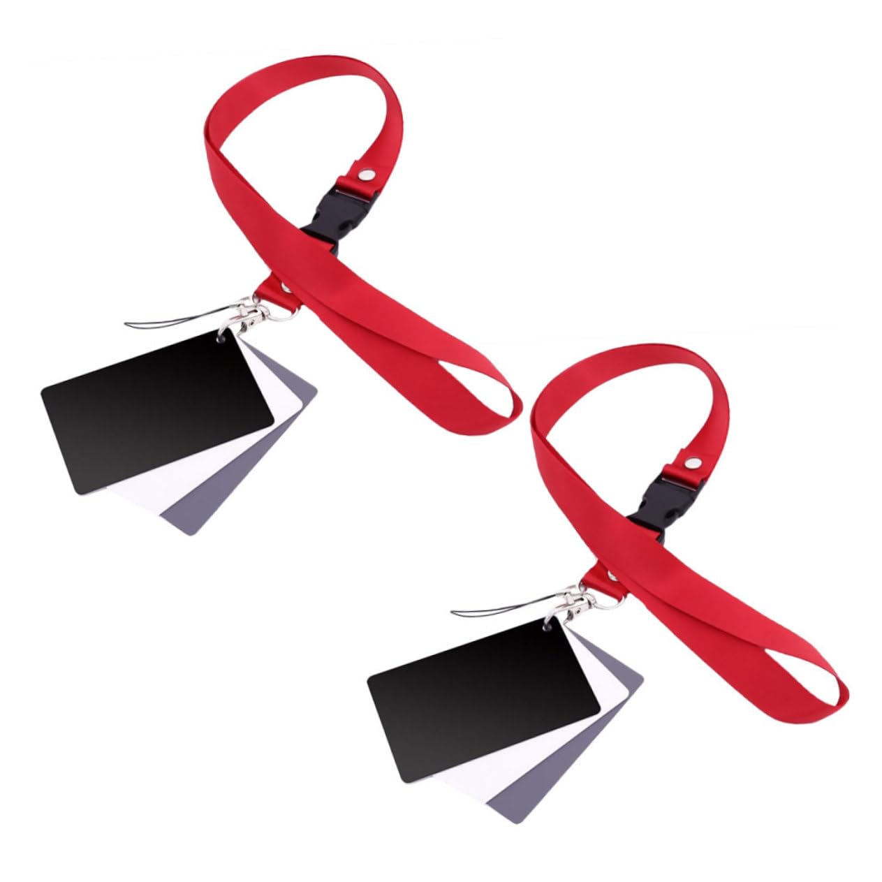 ARTIBETTER Photography Exposure Reference Card Set 3 Colors Grey White Black Waterproof Balance Card for Camera