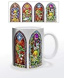Legend of Zelda Stained Glass Windows Video Game Gamer Ceramic Coffee Mug Tea Cup Fun Novelty Gift 12 oz