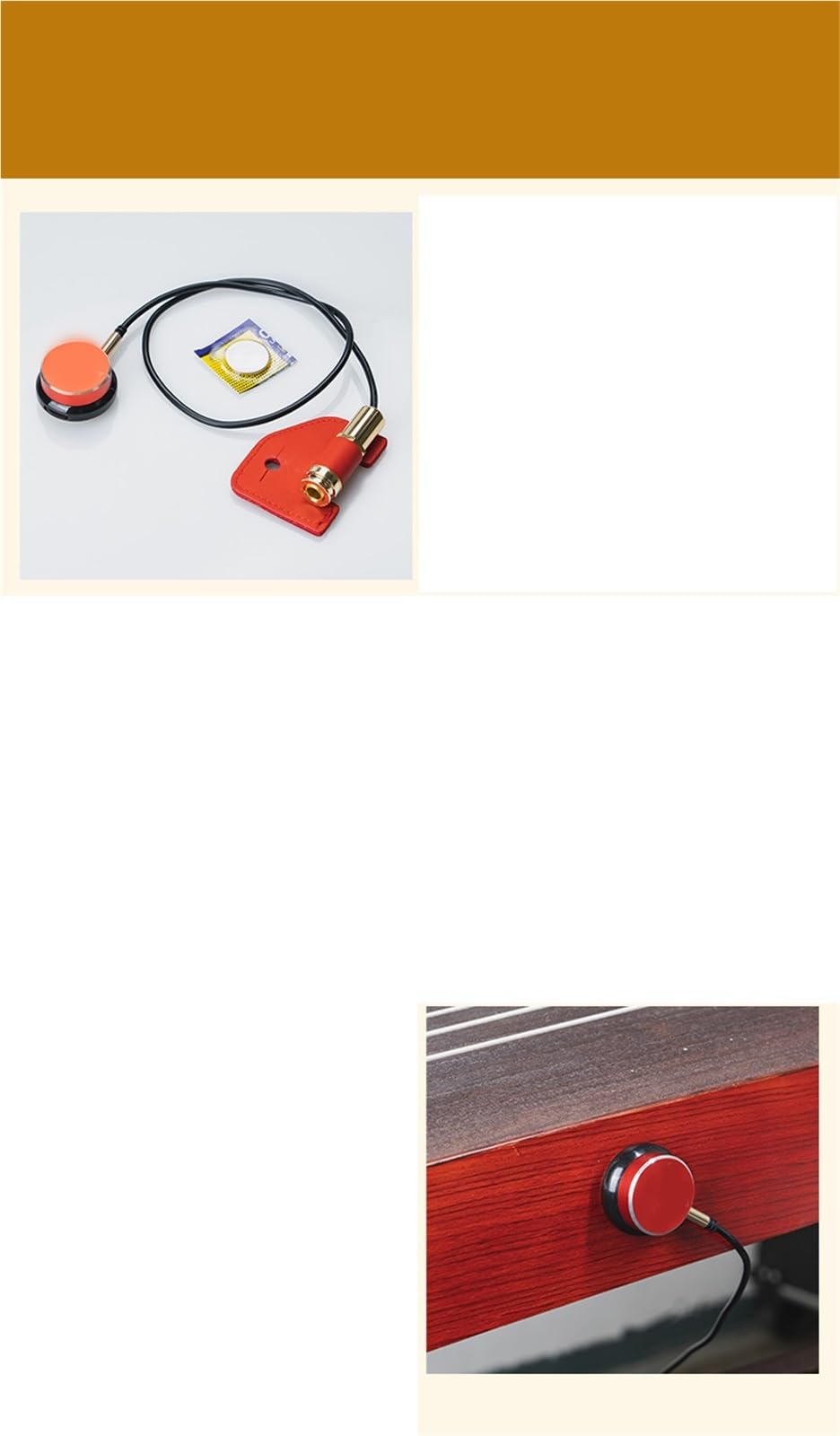 Patch con pickup battente per chitarra acustica Pickup Chitarra Acustica