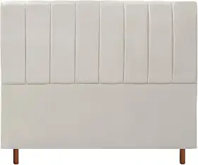 CABECEIRA CASAL ESTOFADA CARLA 140 CM BEGE