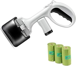 Pet Dog Pooper Scooper, Pooper Scooper Set for Dogs, Poop Clamp Scoop with 4 Poop Bags, Top Paw Jaws, Valuable Package for Pick Up Pets Waste(Colour May Vary)-picture-12