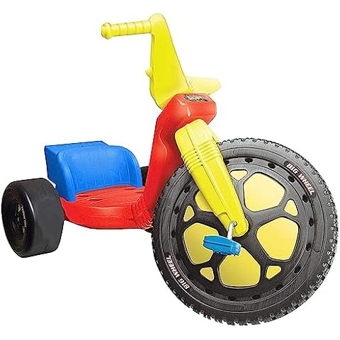 The Original Big Wheel 16" Trike - Classic with Blue Saddle Back Seat Cover