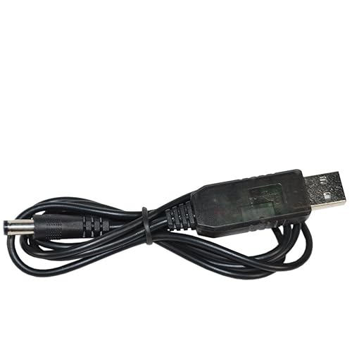 Miniatura 6 de HQRP Cable convertidor de módulo escalonado USB a CC de 9 V compatible con reproductor de DVD portátil, altavoz Bluetooth inalámbrico portátil,