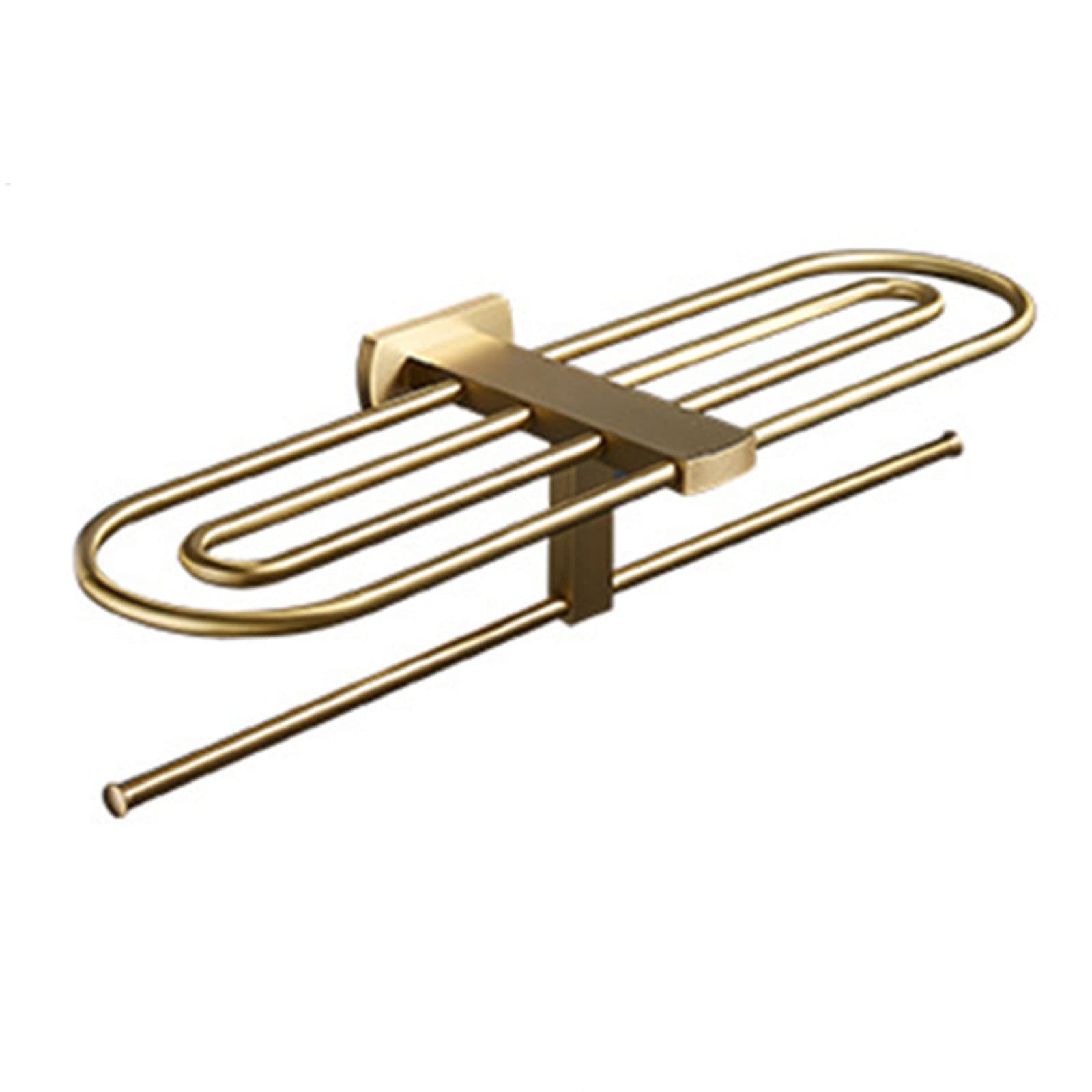 asdchZen Towel Rail Towel Rack For Bathroom Brass,Towel Shelf With 1 Towel Bars Wall Mount Towels Storage Holder For Bathroom Lavatory Hotel Kitchen