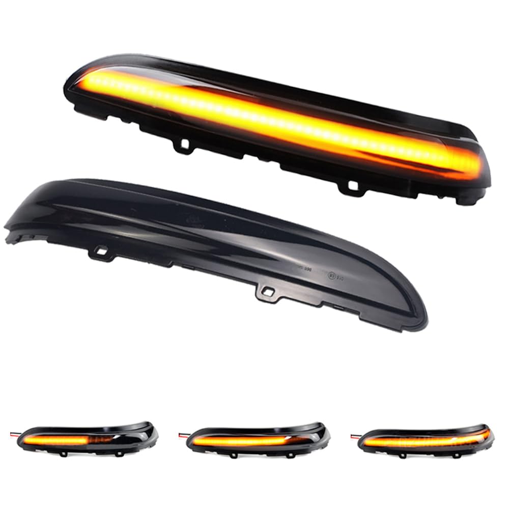 Indicatori di direzione dinamici a LED nello specchietto retrovisore per Peugeot 208 2008 2012-2020 Citroen C3 2016-
