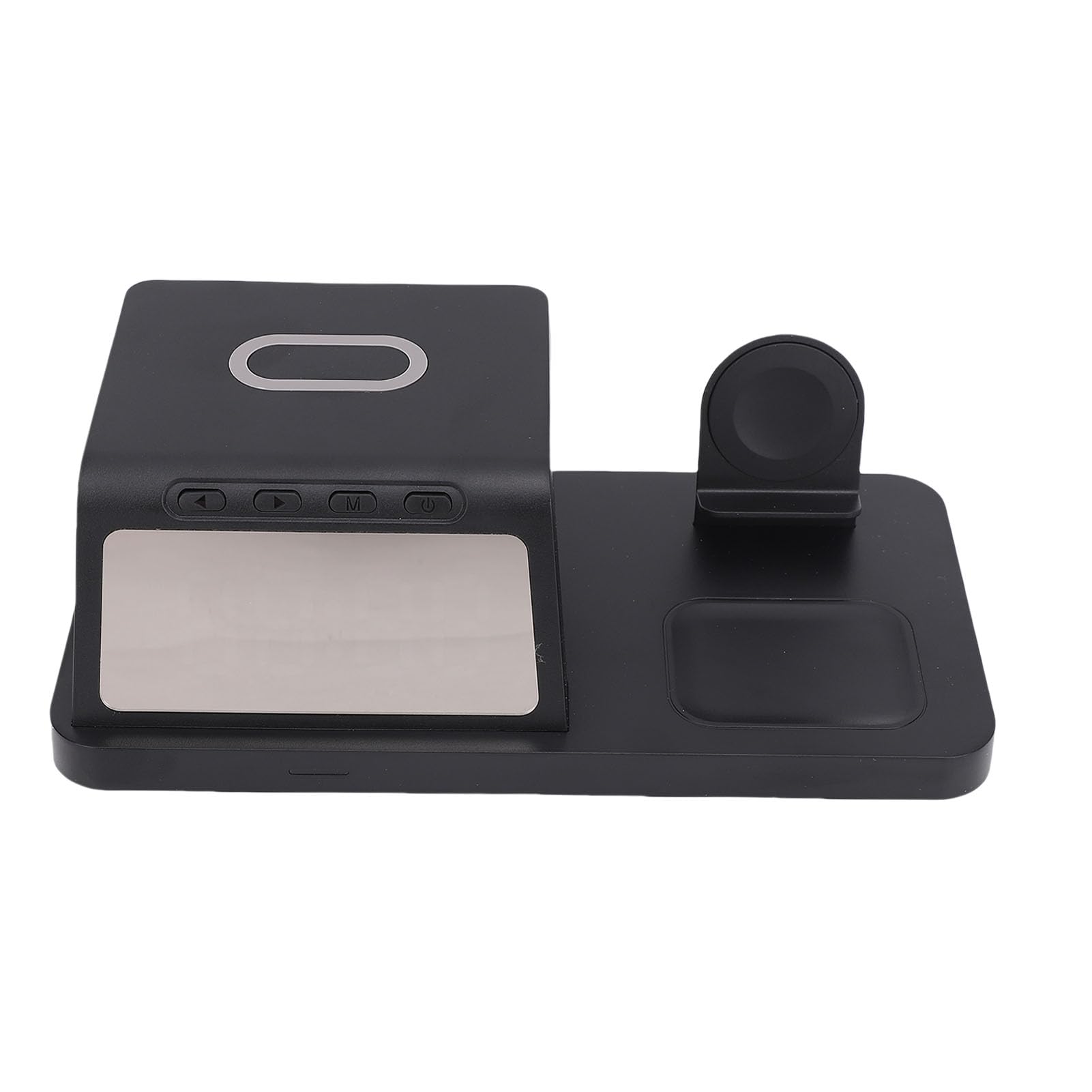 Station de Charge sans Fil, Réveil avec Chargeur de Téléphone, Horloge de Charge Rapide pour Les écouteurs de Montre de Téléphone, Interface de Type C, 15W, 10W, 7,5 W, Support