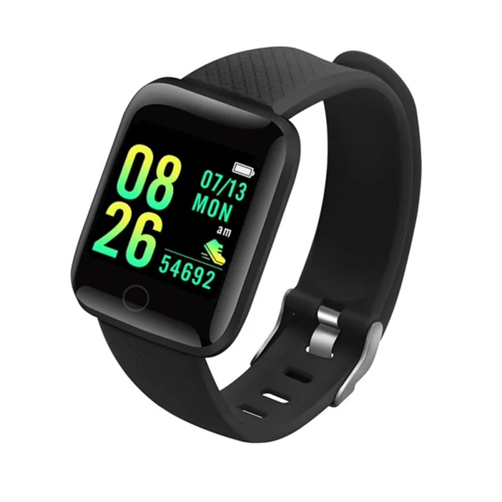 Generic 116 Plus Smart Watch with Heart Rate and Blood Pressure Monitoring