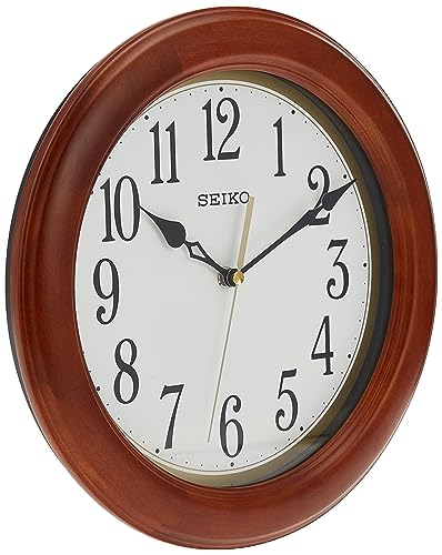 12 Round Wooden Classic Wall Clock