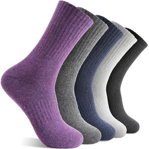 Catálogo para Comprar On-line Lana - los preferidos. 42 MCSWSEE Calcetines Térmicos de Lana, 5 Pares Calcetines Termicos, Calcetines de Invierno Para Mujer/Hombre, Calcetines Termicos Mujer Frio Extremo, Calcetines Termicos Gruesos...