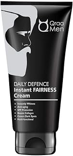 QRAA Daily Defence Instant Fairness Cream For Men For Anti-Ageing/Dark Spot Removal/Spf 15 Protection, 30 g