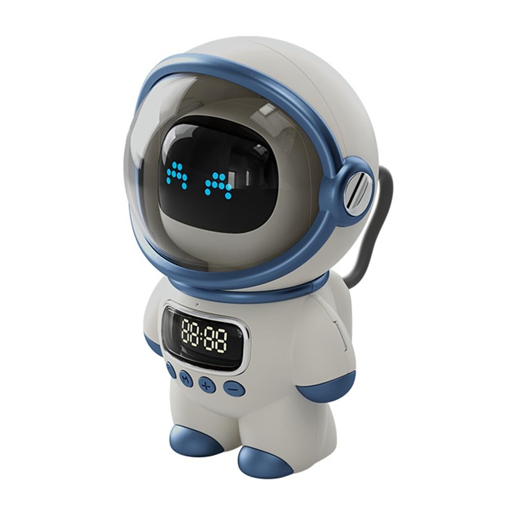 robot AI inteligente sin altavoz Bluetooth caja de sonido despertador FM Radio para regalo estudiante niño niña