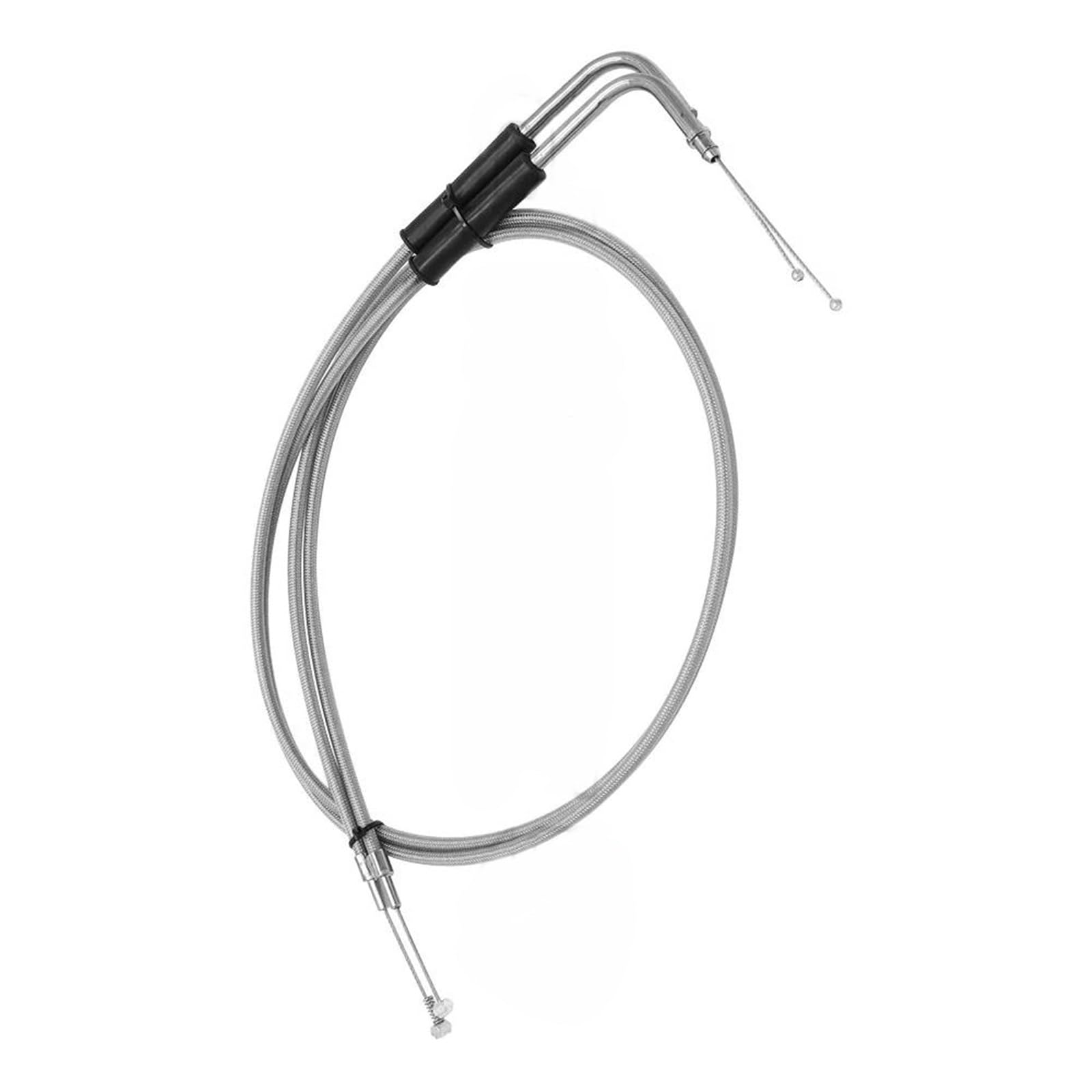 Cable De Acelerador Alargado 130 Cm para Motocicleta con Tejido Alambre Acero para Harley Softail FXST 1996 1997 1998 1999 2000 2001 2002 2003-2010