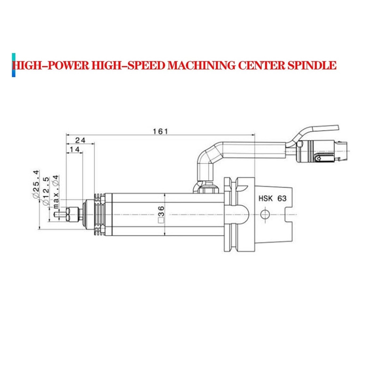 KACOME Center Spindle 4015 CNC Machine Tool retrofit high Power high Speed Machining
