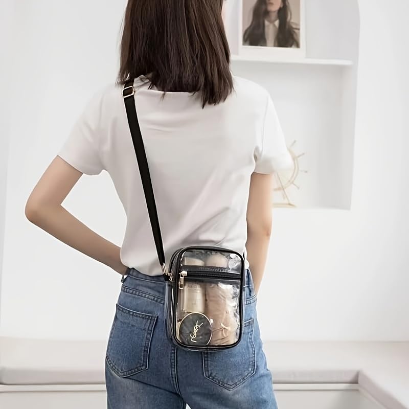 Clear Purse CrossBody Bag for Men and Women2
