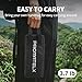 PROMATELX Portable Rocket Stove, Wood-Burning Stove & Backpacking Stove, Windproof Design with Carry Bag, Perfect for Backyard & Outdoor Cooking (Small)